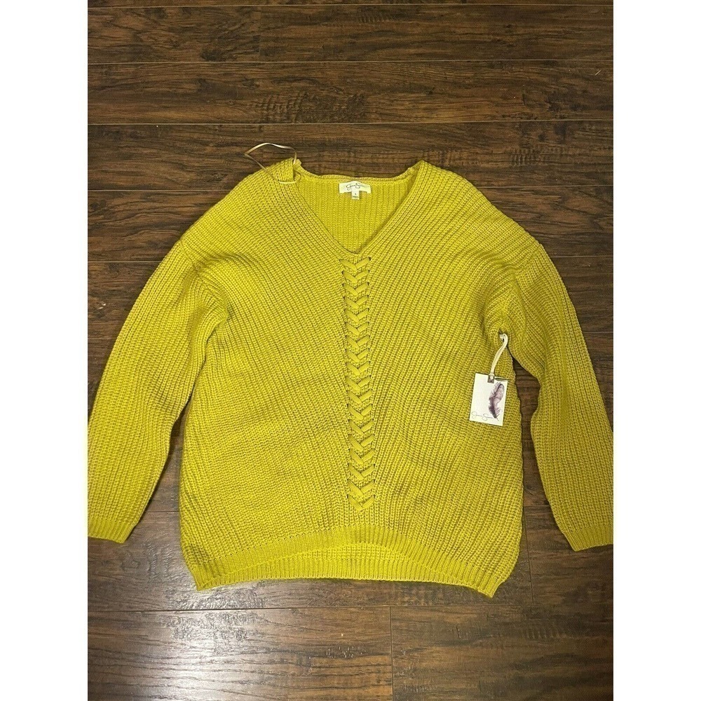Jessica Simpson sweater small New With Tags NWT Green